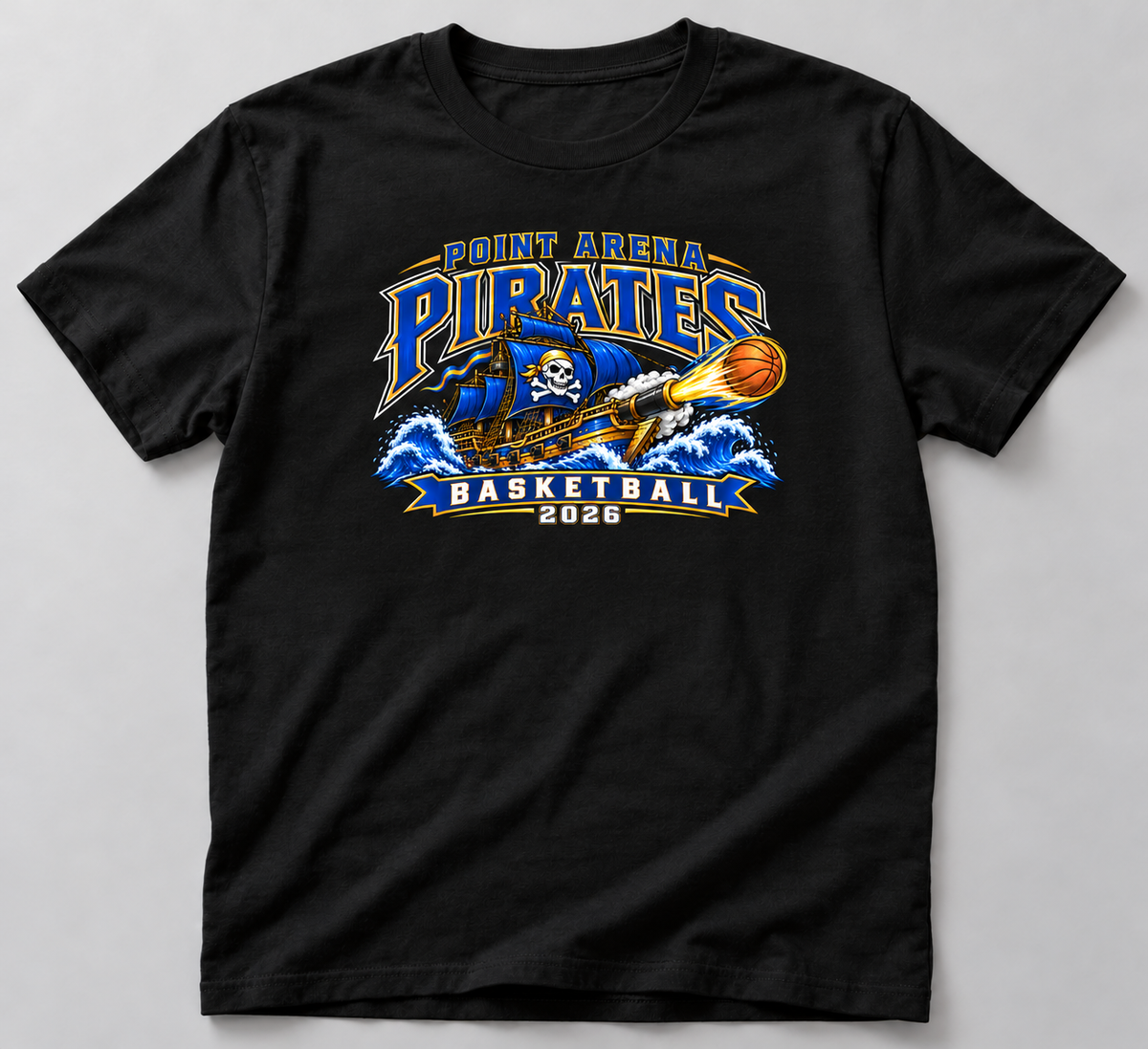 Point Arena Basketball T-shirt