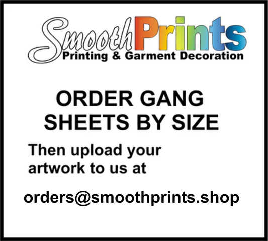 Gang Sheets By Size