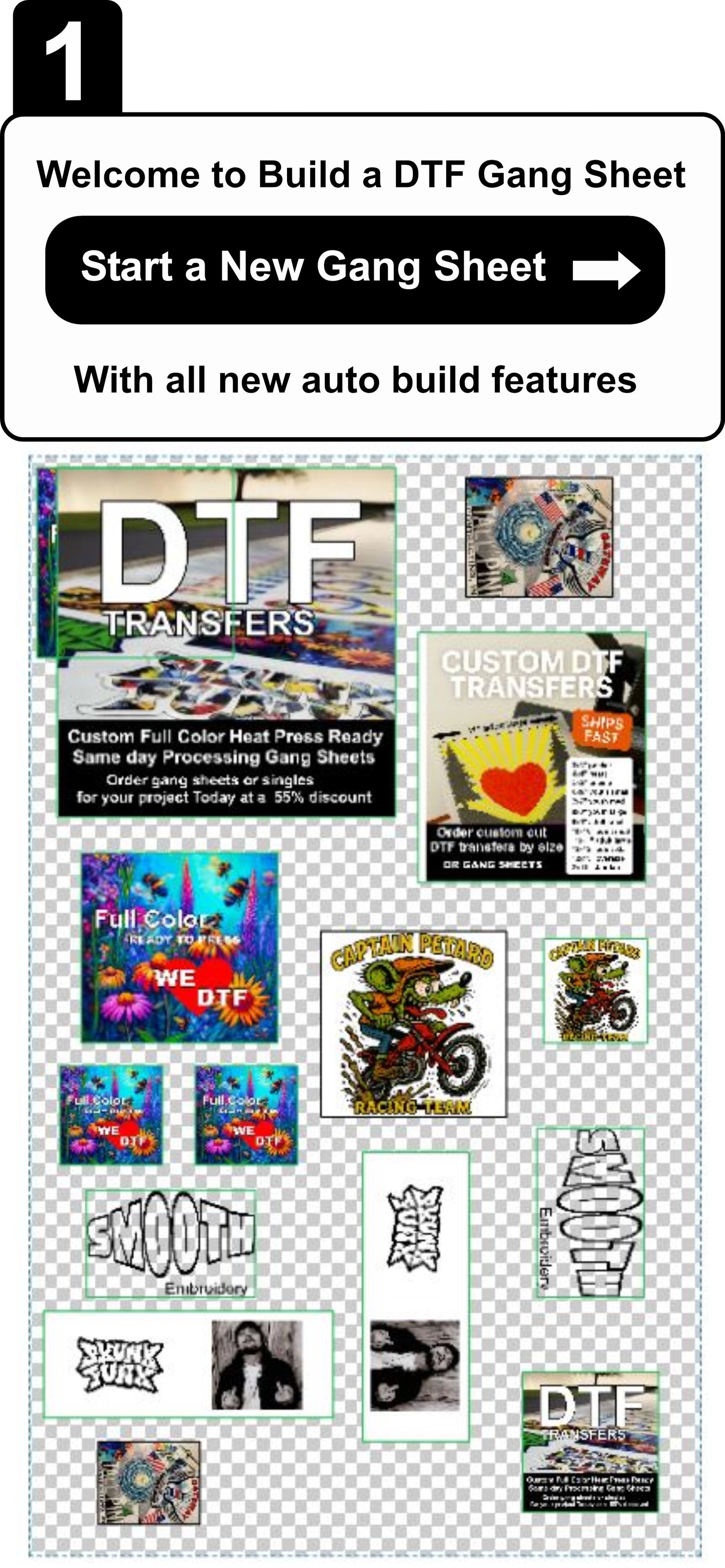 Build Your Own Gang Sheet